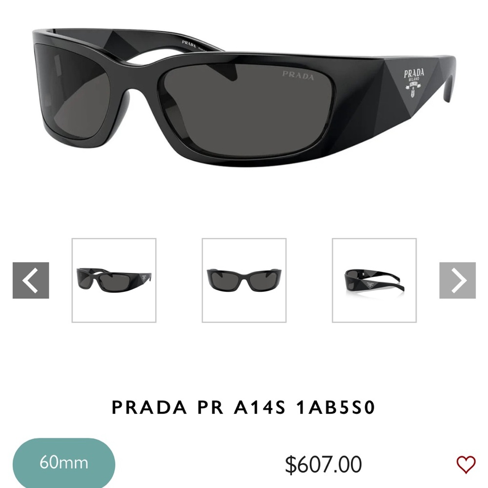 Prada PR A14S Butterfly Sunglasses